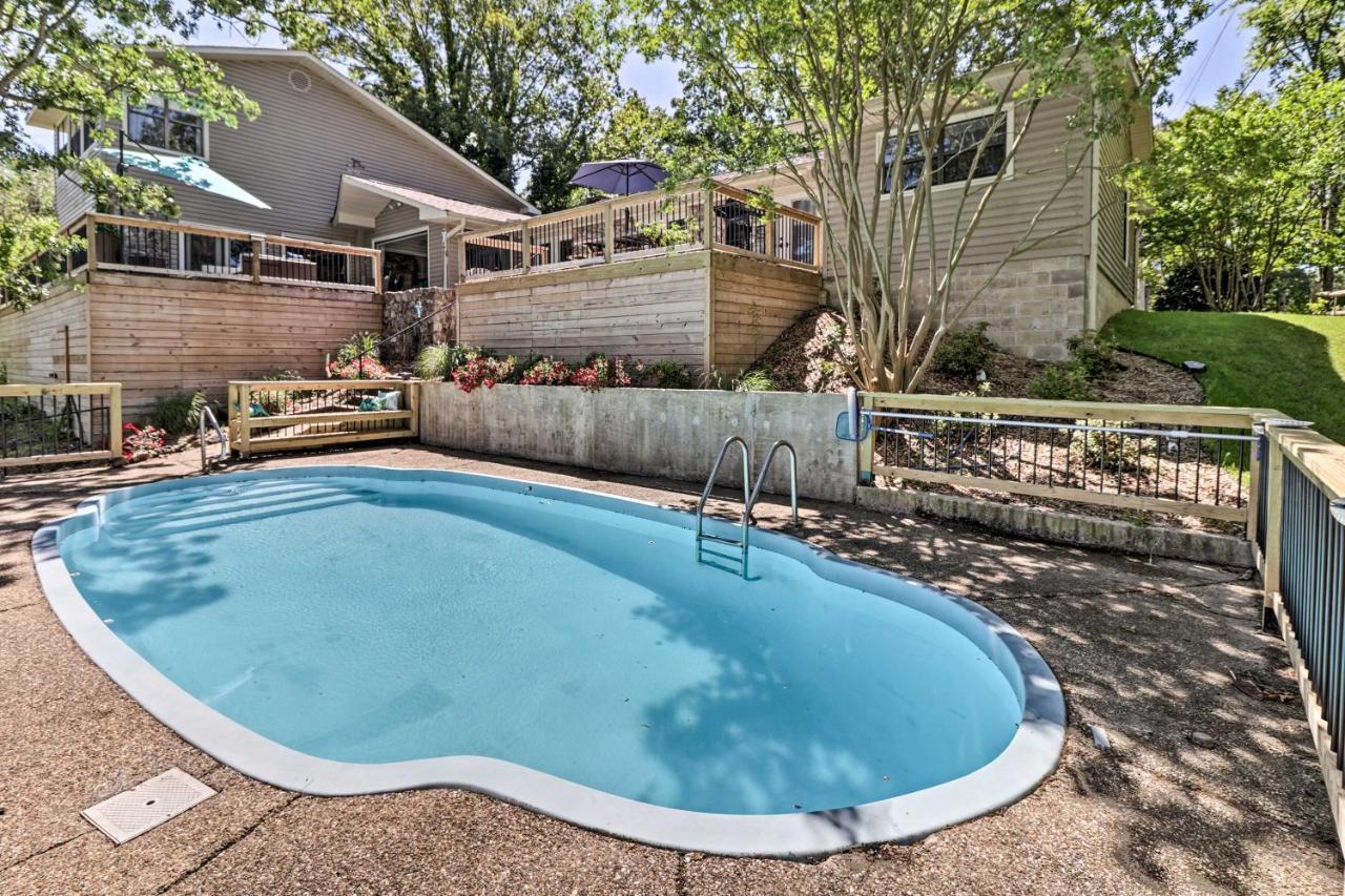 Luxury Hot Springs Oasis On Lake With Private Dock! Eksteriør bilde